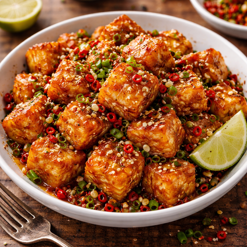 Crispy Spicy Tofu